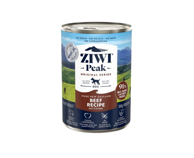 Ziwi Peak Canned Dog Food Beef  Flavour