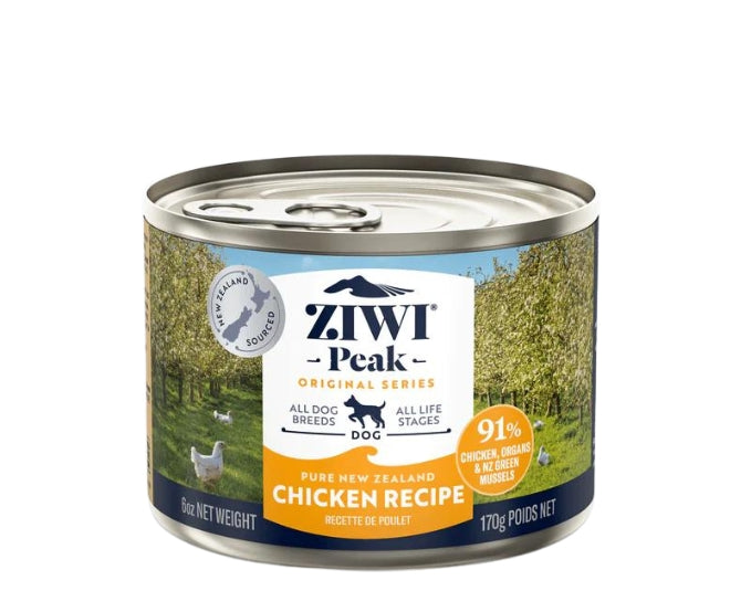 Ziwi Peak Canned Dog Food Free-Range Chicken Flavour