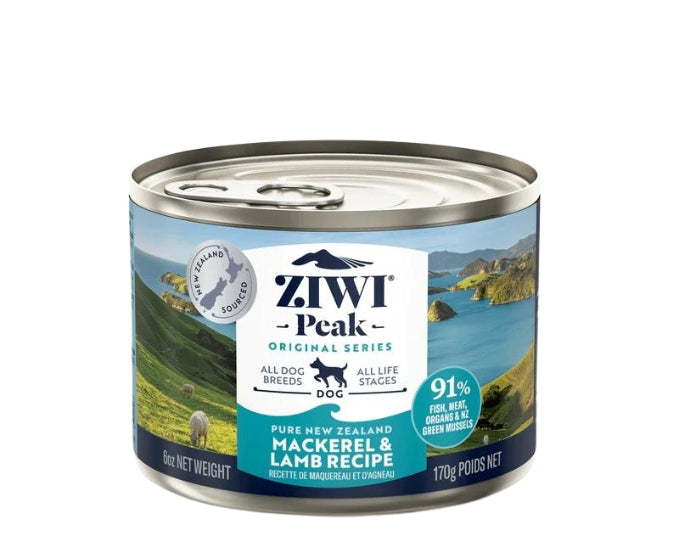 Ziwi Peak Canned Dog  Mackerel & Lamb Flavour