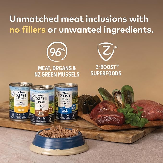 Ziwi Peak Canned Dog Food Free-Range Chicken Flavour
