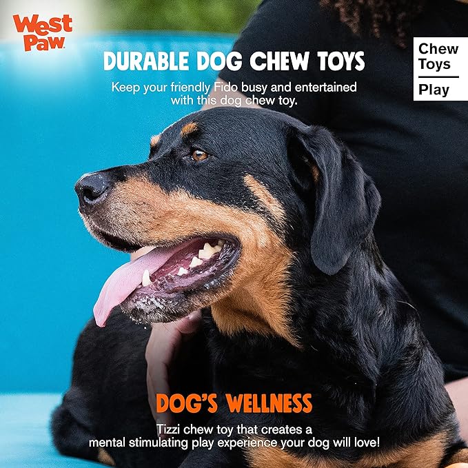 West Paw Zogoflex Tizzi Treat Dispensing Dog Chew Toy