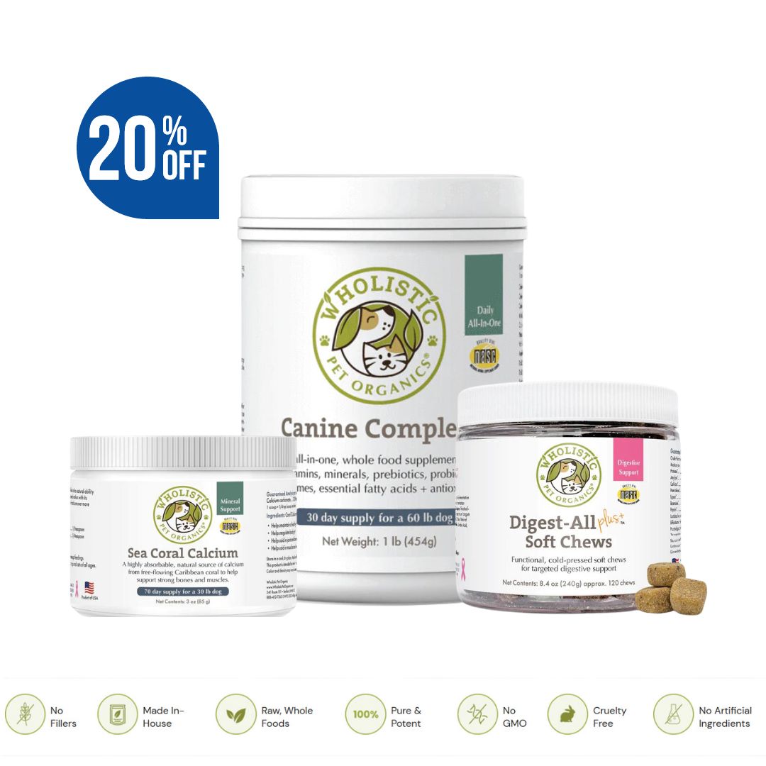 Wholistic Pet Organics Canine Health Optimizer Bundle