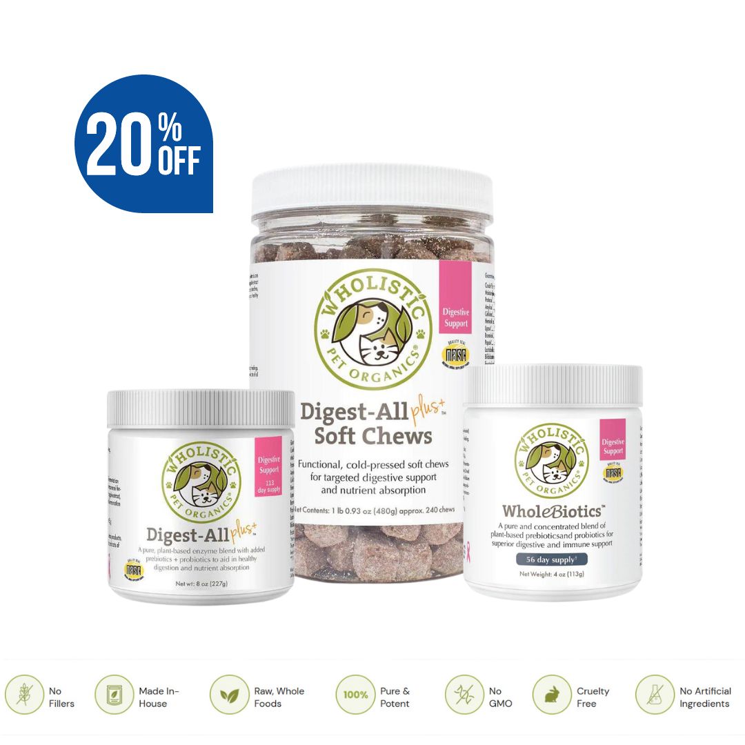 Wholistic Pet Organics Digestive Boost & Gut Health Bundle