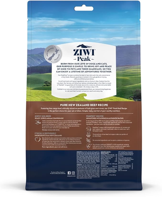 Ziwi Peak Air-Dried Beef Recipe Cat Food