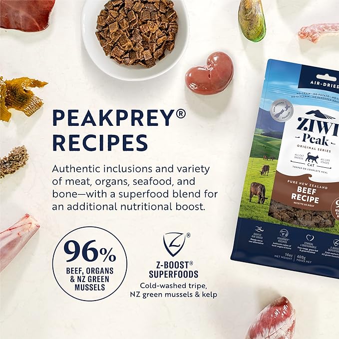 Ziwi Peak Air-Dried Beef Recipe Cat Food