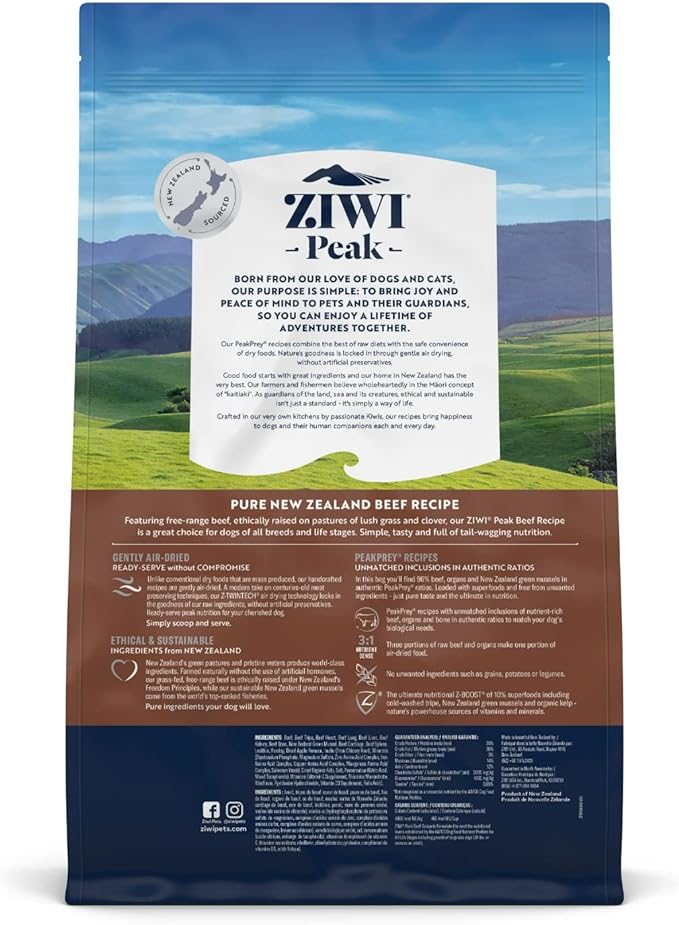 Ziwi Peak Dog Food Beef