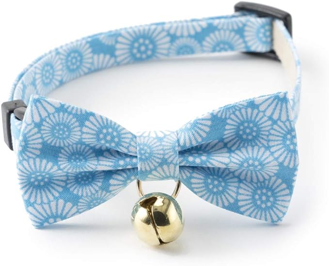Necoichi Kiku Ribbon B Bow Tie Cat Neck (Pink) (Red) (Baby Blue) (Navy)