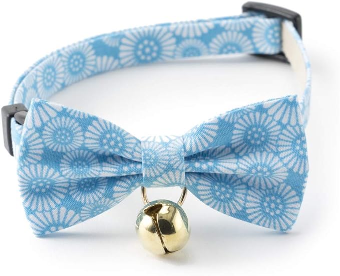 Necoichi Kiku Ribbon Bow Tie Cat Collar