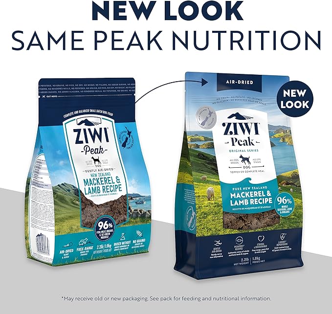 Ziwi Peak Dog Food Mackerel & Lamb