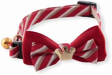 Necoichi Regal Crown Cat طوق (كحلي) (أحمر)