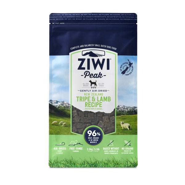 Dog 2.5kg Tripe & Lamb Front On