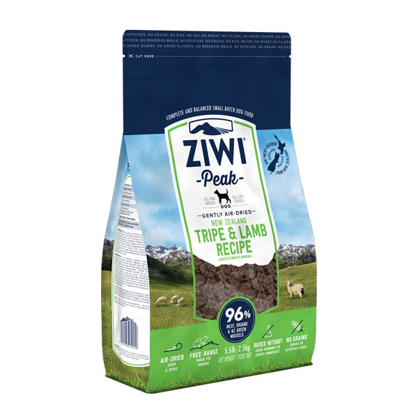 Dog 2.5kg Tripe & Lamb Side Angle