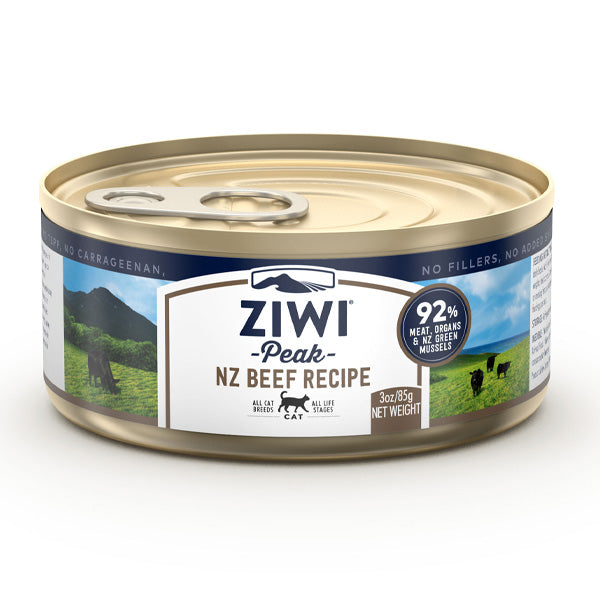 Ziwi Peak Beef Recipe Canned Cat Food