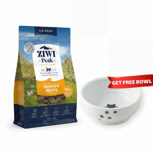 Title: Ziwi Peak Air-Dried Chicken Cat Food Bundle (Includes FREE Necoichi Anti-Spill Bowl!)