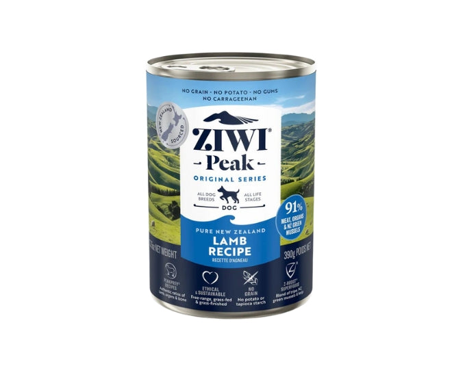 Ziwi Peak Canned Dog Food Lamb Flavour