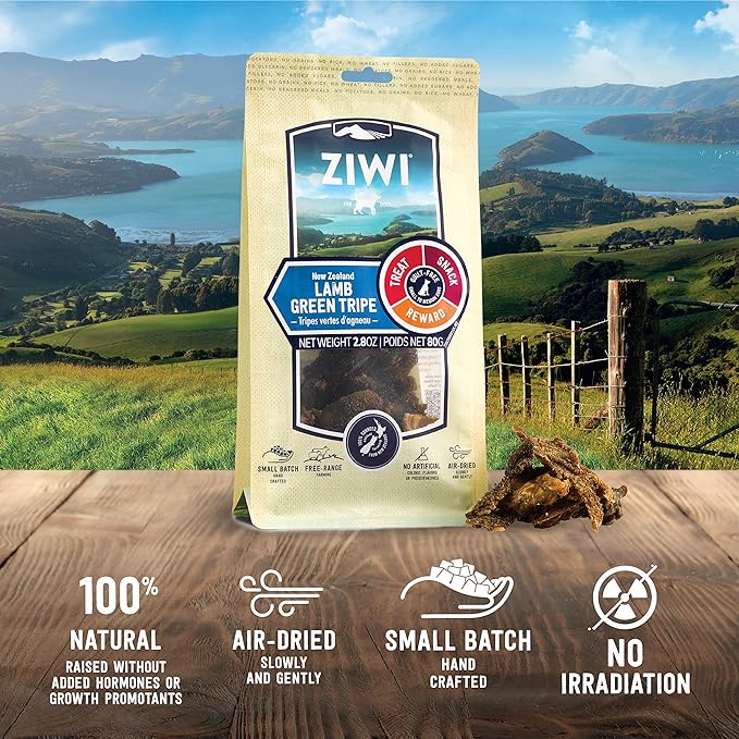Ziwi Air-Dried Lamb Green Tripe Dog Chews