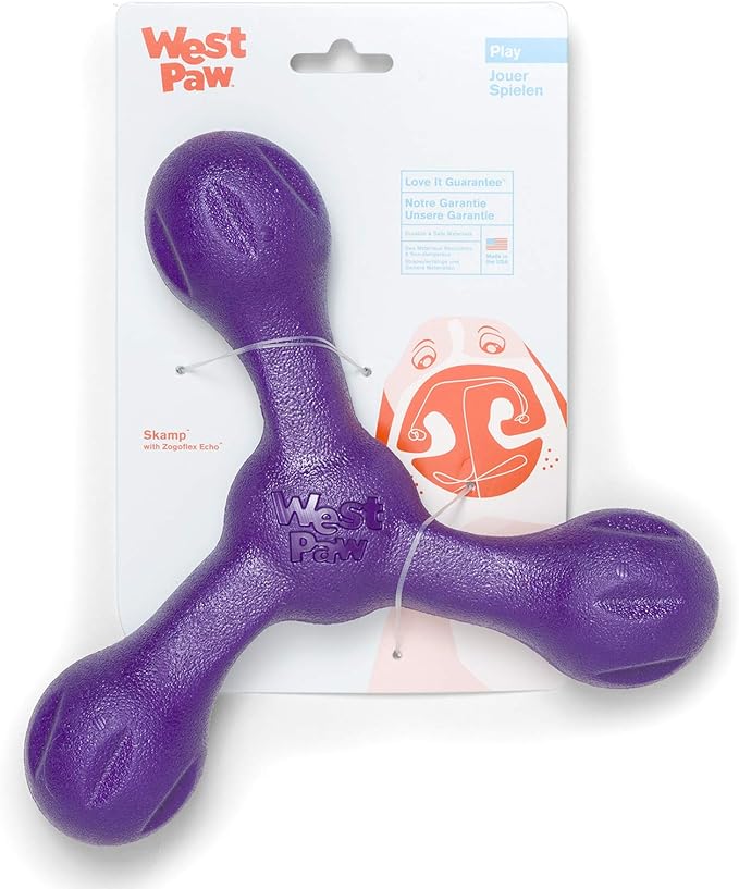 West Paw Zogoflex Echo Collection Skamp Fetch Dog Toy