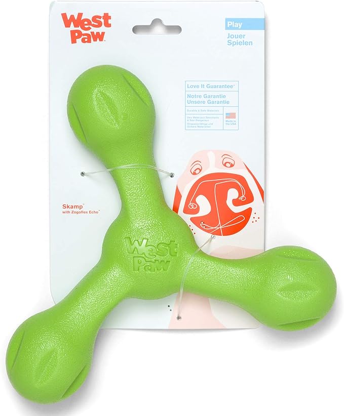 West Paw Zogoflex Echo Collection Skamp Fetch Dog Toy