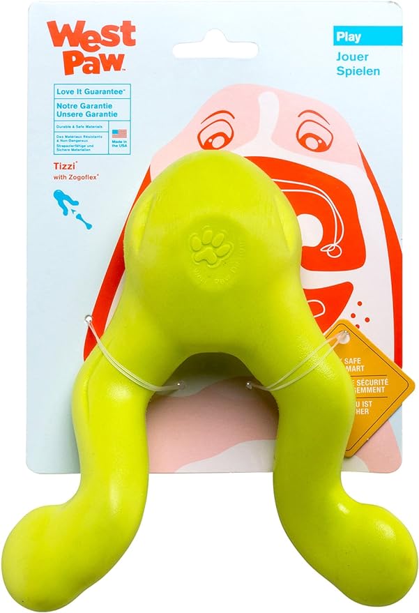 West Paw Zogoflex Tizzi Treat Dispensing Dog Chew Toy