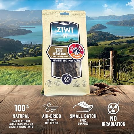 Ziwi Oral Health Air-Dried Beef Weasand Dog Chews