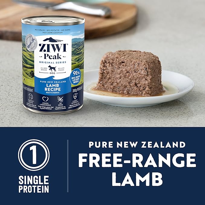 Ziwi Peak Canned Dog Food Lamb