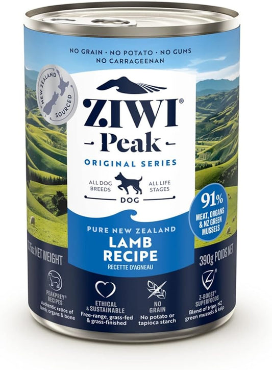 Ziwi Peak Canned Dog Food Lamb