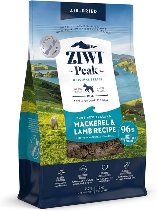 Ziwi Peak Dog Food Mackerel & Lamb (pre-order)