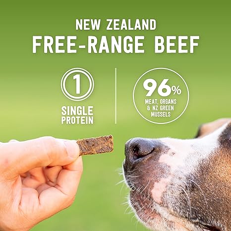 Ziwi Peak Good Dog Rewards Pouches بنكهة اللحم البقري
