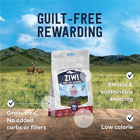 Ziwi Peak Good Dog Rewards Pouches بنكهة الخل