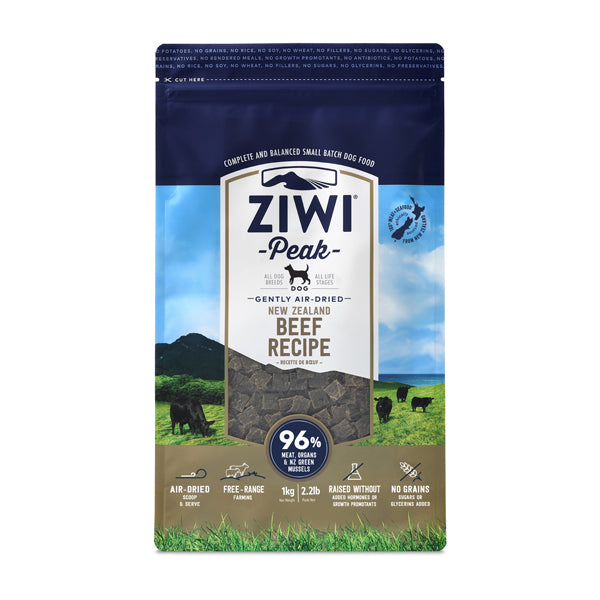 Ziwi Peak Air Dried Dog Food بنكهة لحم البقر