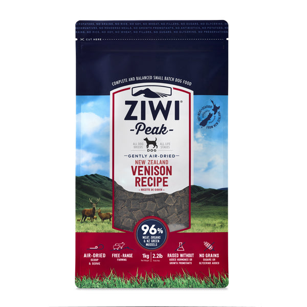 Ziwi Peak Air Dried Dog Food Venison Flavour