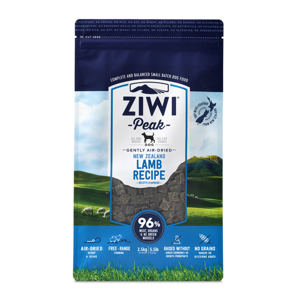 Ziwi Peak Air Dried Dog Food Lamb Flavour