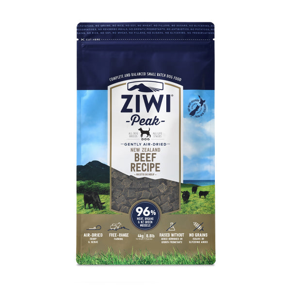Ziwi Peak Air Dried Dog Food بنكهة لحم البقر