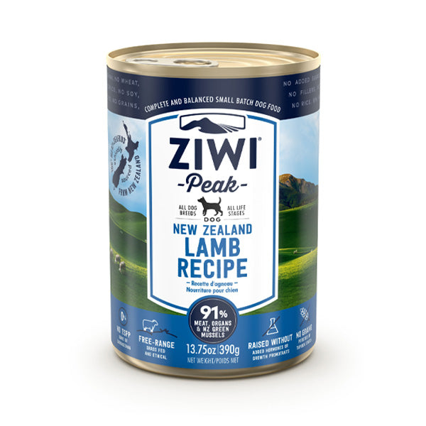 Ziwi Peak Canned Dog Food Lamb Flavour